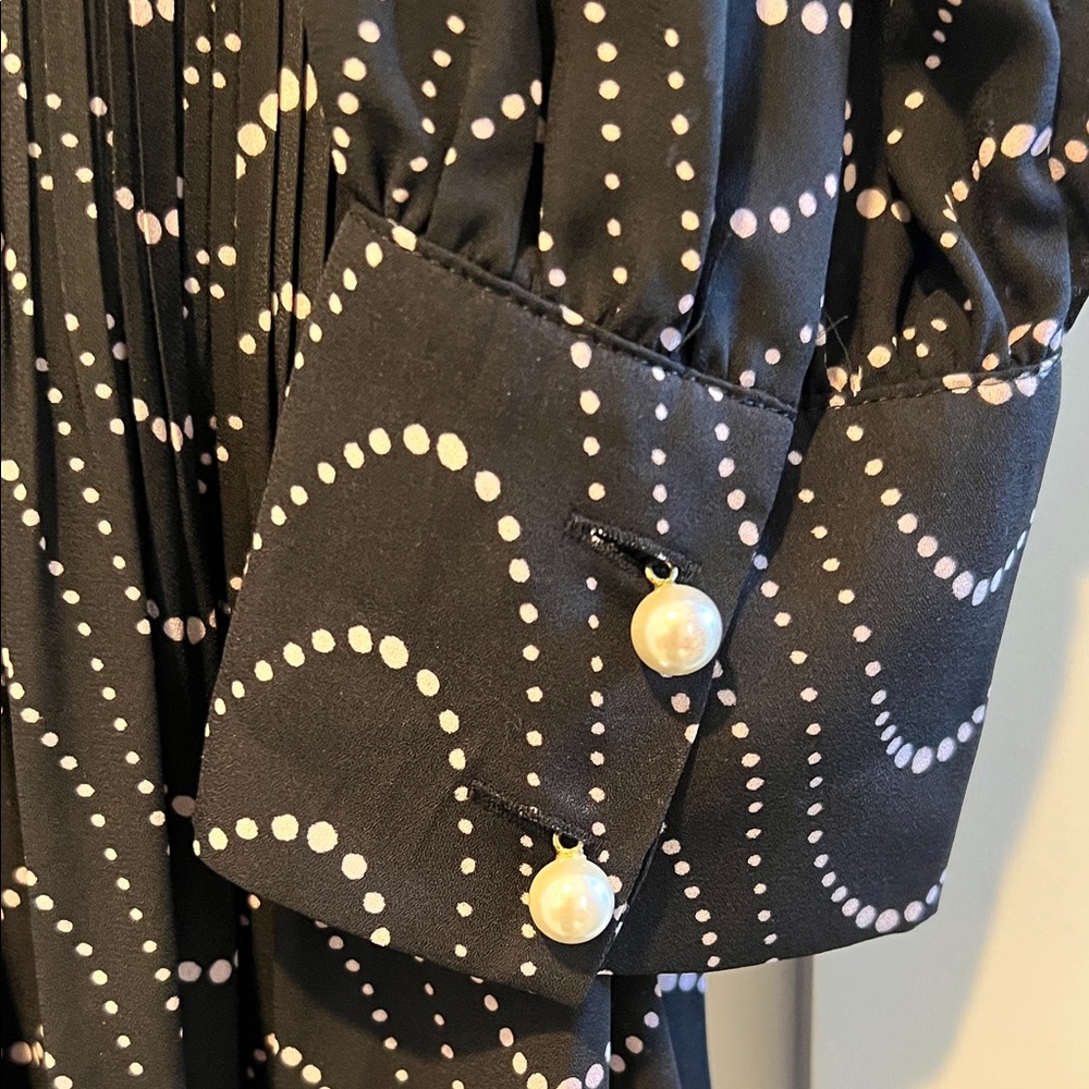 kate spade Black and White Long Sleeve Dress - Picture 4 of 6